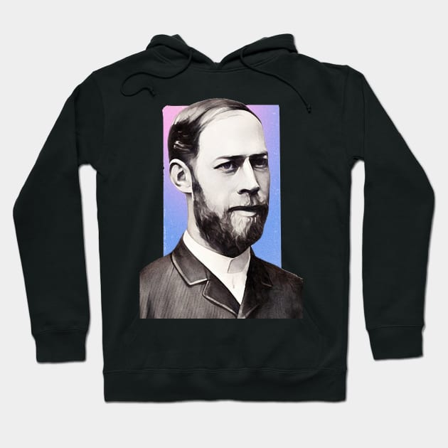 German Physicist Heinrich Hertz illustration Hoodie by Litstoy 